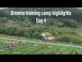 Watch Deshaun Watson and the Browns practice on Day 4 of training camp