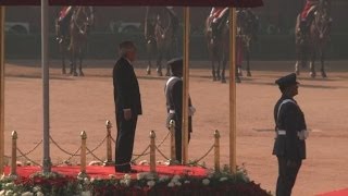 Japan's imperial couple in New Delhi