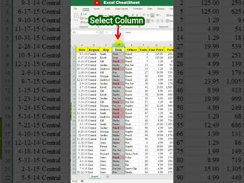 How to Find and Replace Values in a Specific Column in Excel 2016, 2019, 2021 #excel #youtubeshorts