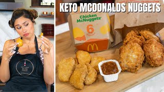 KETO CHICKEN NUGGETS! How To Make Keto Chicken Nuggets Recipe Just Like McDonalds