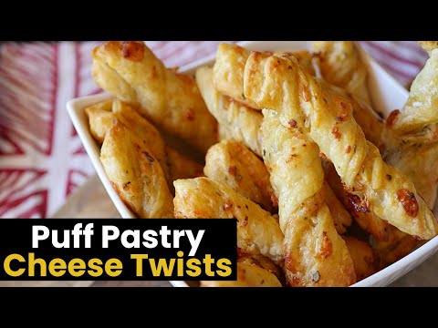 Super Easy Puff Pastry Cheese Twists Super Easy Puff Pastry Cheese Twists