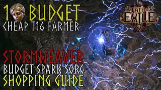 1 Div Budget Spark Stormweaver | T16 Map Farmer | Path of Exile 2