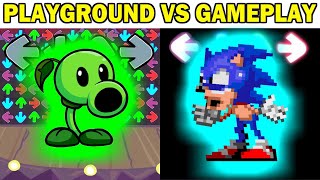 FNF Character Test | Gameplay VS Playground | FNF Mods | VS Plants vs. Rappers Dorkly Sonic Amy