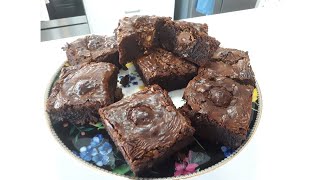 Fudgy Easy Ferrero Rocher Brownies| How to make Fudgy Ferrero Rocher Brownies