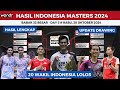 Hasil Lengkap Indonesia Masters 2024 hari ini,Day2 ~ 20 Wakil Indonesia Lolos ke Babak 16 Besar