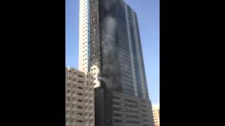 Fire at high rise residential tower in Sharjah City Centre