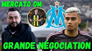 💣🚨BOMBE À OM!💥Andreas Pereira en tête de liste de l'OM 🔵⚪DERNIÈRES NOUVELLES DE L'OM ! om