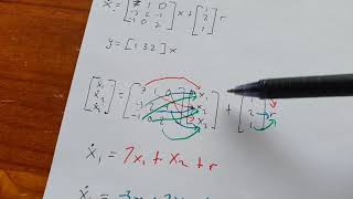 How to draw a Signal Flow Diagram from a state space.