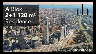 Metropol İstanbul Ataşehir 2+1 128 m2 Daire