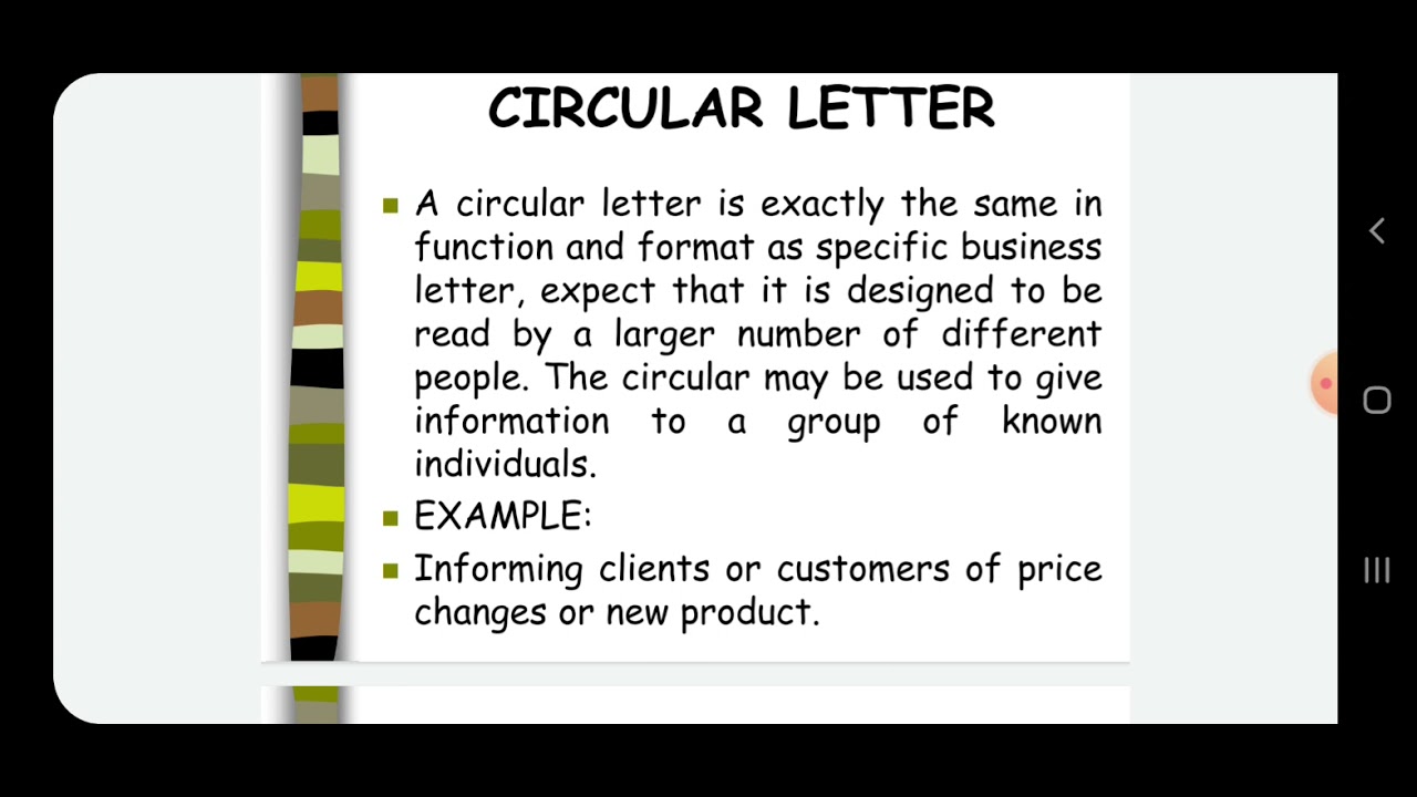 Circular Letter Circular Letter From Author S Writer S Who S Who To