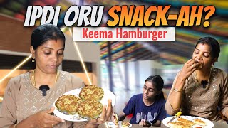 After College Evening Snacks 😋// Chicken Keema Hamburger 🤔 😋❤️| Jeni