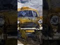 the yellow taxi watercolor