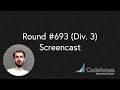 Codeforces Round #693 (Div. 3) Screencast A-G