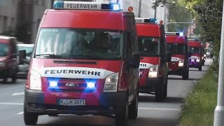 [GROSSEINSATZ] 12x MTW Feuerwehr Köln (FF) + KTW ASB Köln zur Bombenevakuierung (HD)