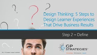 Design Thinking: Part 2 – Define
