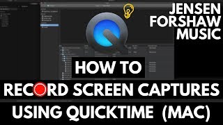 How To Record Screen Captures Using Quicktime on Mac OS
