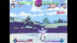 Arcana Heart PlayStation 2 Gameplay - Mei-Fang vs.