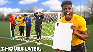 Last to Leave the GOAL, Wins A PS5 - Football Challenge