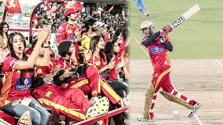 Telugu Warriors Enjoying Fantastic FOURS From Prince Against Mumbai Heroes