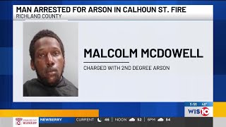 Man charged with arson following Columbia house fire that left 1 displaced