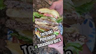 Teriyaki Pineapple Smashburgers