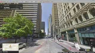 JFK Dallas Motorcade Route from Google street view time lapse