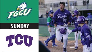 FGCU vs #5 TCU Baseball Highlights | GREAT GAME | College Baseball Highlights 2024