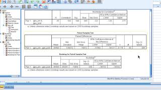 V6.35 - Bootstrapped paired t-test in SPSS