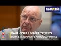 Forensic Investigator Paul O’Sullivan Testifies Before Parliament’s SAPS Ad Hoc Committee.
