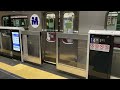 【稼働開始 u0026 みなとみらい線 全駅整備完了🎉】横浜高速鉄道みなとみらい線 新高島駅 ホームドア（デジタルサイネージ 32型縦タイプ付き）