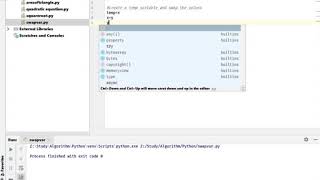 Python Program to Swap Two Variables