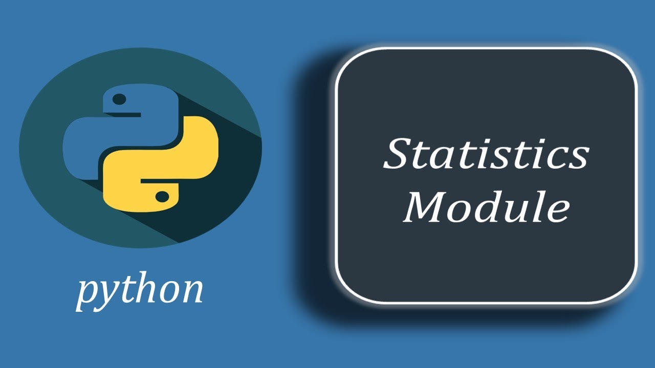Python Statistics Module Youtube