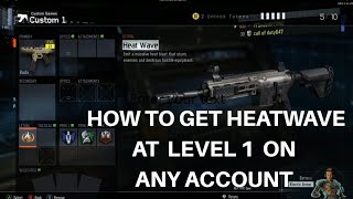 HOW To Do THE HEATWAVE LETHAL GLITCH At LEVEL 1 ON BLACK OPS 3!!! *XBOX ONE* (COD BO3)