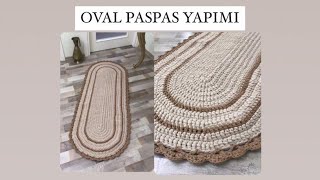 PENYE İPTEN PASPAS YAPIMI (BÜYÜK) (KOLAY)OVAL