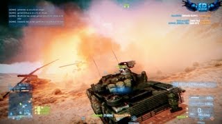 Battlefield 3 Cheat? No! Skills - Chopper vs Tank