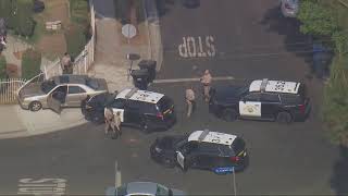 POLICE CHASE: CHP in pursuit of suspected stolen vehicle