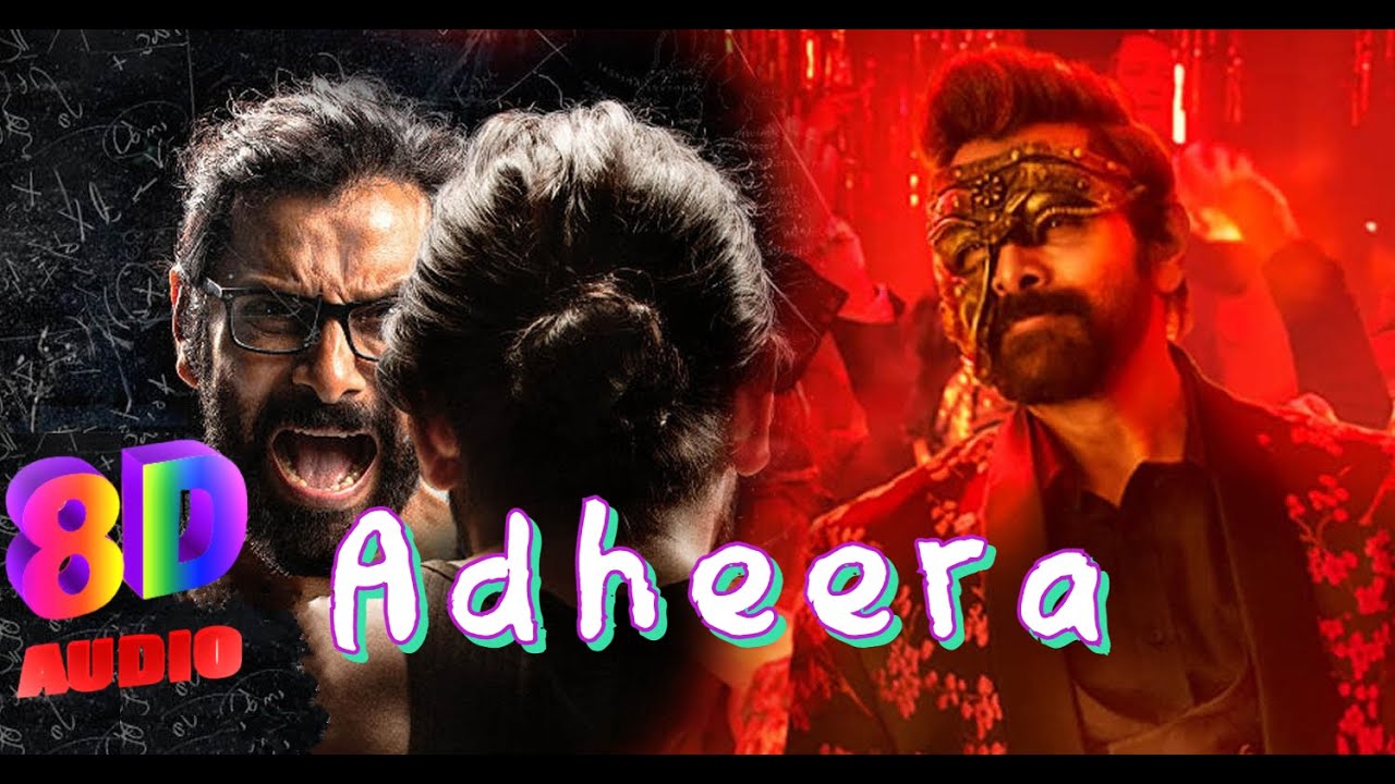 Adheera 8D Song | Cobra | Vikram | AR Rahman | Use 🎧 - YouTube