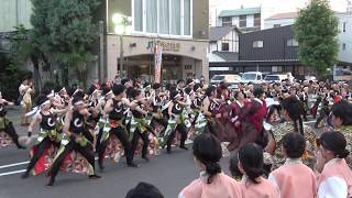 岡山うらじゃ連 蓮雫　銭形よさこい2018　中央町会場