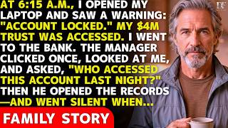 My Banking App Showed “ACCOUNT LOCKED”—My Son-In-Law Accessed My $4 Million Trust At Midnight...
