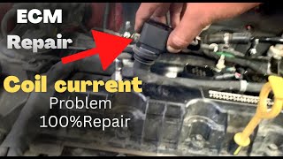 MG ignition coil not working | MG zs coil current problem | ECM repair #mg#repair#ecm#ignitioncoil