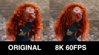 Brave (2012) in 8K 60FPS (Upscaled by Artifical Intelligence)