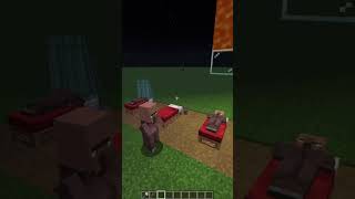 (Minecraft) MİNECRAFT VİLLAGER DURABİLİTY TEST 😂😆 - #shorts #minecraft #memes