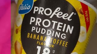 Valio Profeel Protein Pudding Banana Toffee lo probamos