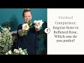 how to reflex a rose flower arranging basics