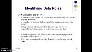 Identifying Data Roles and Protecting Privacy