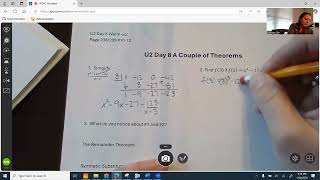 U2 Day 8 A Couple of Theorems Video (premade)