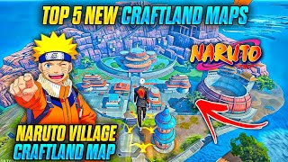 NARUTO LEAF VILLAGE NEW CRAFTLAND MAP 🌿 TOP 5 NEW AMEZING CRAFTLAND MAPS 😳 NEW UPDATE FF 🔥 RUSHKEY