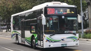 「指南客運」208路線 往大直 EAA-193 新車上路 金龍電動巴士 2022.12.28攝