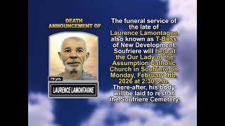 Laurence Lamontagne ~ Short Obituary