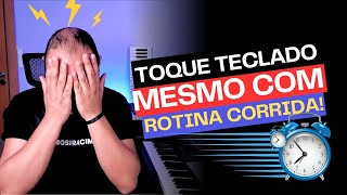 Descubra como tocar teclado mesmo com a rotina corrida | Live #186